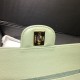 Replica Medium Chevron Grain Embossed Calfskin Bag A01112 Light Green