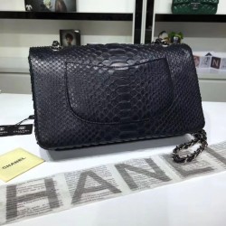 Replica Python Classic Flap Bag A1112 Black Replica Python Classic Flap Bag A1112 Black