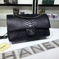 Replica Python Classic Flap Bag A1112 Black