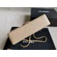 Replica Medium Classic Caviar Flap Bag A1112 Apricot Siliver / Gold Hardware