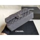 Replica Medium Classic Caviar Flap Bag A1112 Gray Siliver / Gold Hardware