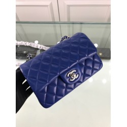 Replica Classic Flap Bag A1116 Dark Blue