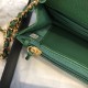 Replica Stitch Chain Grained Calfskin Woc Bag A33814 Green Fake Stitch Chain Grained Calfskin Woc Bag A33814 Green Replica