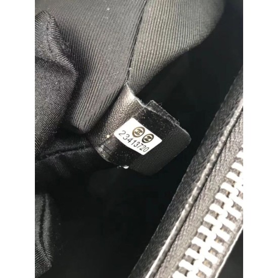 Fake GST Shopping Tote Bag Caviar Leather A50995 Black Replica Replica GST Shopping Tote Bag Caviar Leather A50995 Black