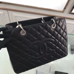 Replica GST Shopping Tote Bag Caviar Leather A50995 Black
