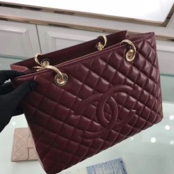 Replica GST Shopping Tote Bag Caviar Leather A50995 Claret