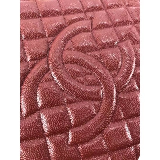 Replica GST Shopping Tote Bag Caviar Leather A50995 Claret Replica GST Shopping Tote Bag Caviar Leather A50995 Claret