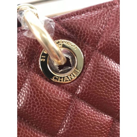 Replica GST Shopping Tote Bag Caviar Leather A50995 Claret Replica GST Shopping Tote Bag Caviar Leather A50995 Claret