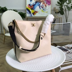 Replica CC Bucket Shopping Hobo Bag A57573 Beige
