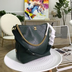 Replica CC Bucket Shopping Hobo Bag A57573 Green