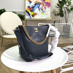 Replica CC Bucket Shopping Hobo Bag A57573 Blue