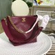 Fake CC Bucket Shopping Hobo Bag A57573 Maroon Replica