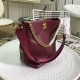 Fake CC Bucket Shopping Hobo Bag A57573 Maroon Replica