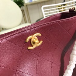 Replica CC Bucket Shopping Hobo Bag A57573 Maroon Fake CC Bucket Shopping Hobo Bag A57573 Maroon Replica