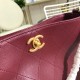 Fake CC Bucket Shopping Hobo Bag A57573 Maroon Replica