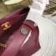 Fake CC Bucket Shopping Hobo Bag A57573 Maroon Replica