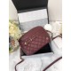 Replica Camera Case Calfskin &amp; Gold-Tone Metal A57659 Claret