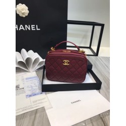 Replica Small CC Vanity Case A57905 Claret