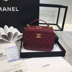 Replica Small CC Vanity Case A57905 Claret