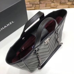 Replica Large Chevron Shopping Bag A57974 Black