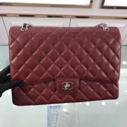 Fake Classic Jumbo Maxi Flap Bag A58601 Lambskin Leather Apricot Replica