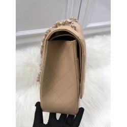 Replica Classic Jumbo Maxi Flap Bag A58601 Caviar Leather Apricot Replica Classic Jumbo Maxi Flap Bag A58601 Caviar Leather Apricot