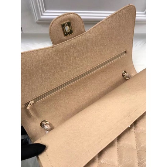 Replica Classic Jumbo Maxi Flap Bag A58601 Caviar Leather Apricot Replica Classic Jumbo Maxi Flap Bag A58601 Caviar Leather Apricot