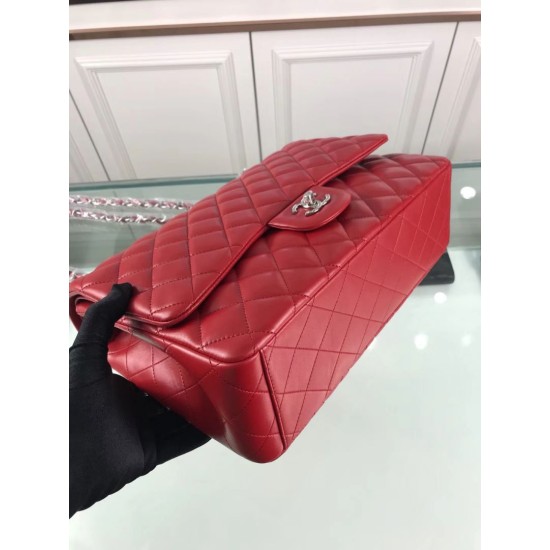 Fake Classic Jumbo Maxi Flap Bag A58601 Lambskin Leather Red Replica Replica Classic Jumbo Maxi Flap Bag A58601 Lambskin Leather Red