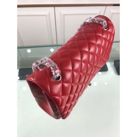 Fake Classic Jumbo Maxi Flap Bag A58601 Lambskin Leather Red Replica Replica Classic Jumbo Maxi Flap Bag A58601 Lambskin Leather Red