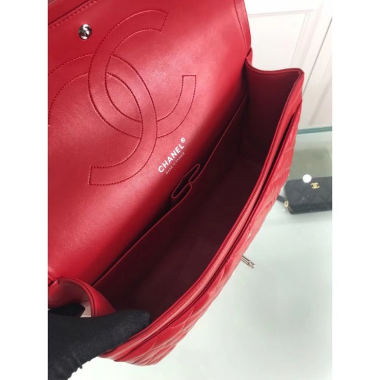Fake Classic Jumbo Maxi Flap Bag A58601 Lambskin Leather Red Replica Replica Classic Jumbo Maxi Flap Bag A58601 Lambskin Leather Red