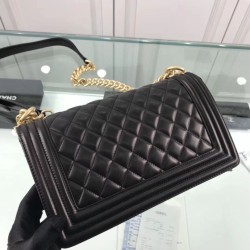 Replica Medium Boy Flap Shoulder Bag A67086 Black Fake Medium Boy Flap Shoulder Bag A67086 Black Replica