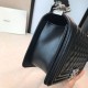 Replica Boy Classic Flap Bag A67086 Black Steel Hardware