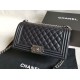 Replica Boy Classic Flap Bag A67086 Black Silver Hardware