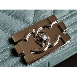 Replica Boy Classic Chevron Flap Bag A67086 Light Blue