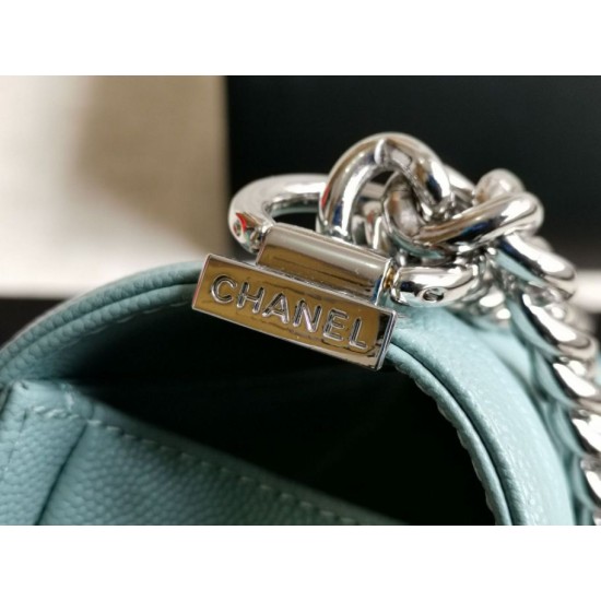 Replica Boy Classic Chevron Flap Bag A67086 Light Blue