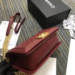 Replica Boy Embossed Calfskin Flap Bag A67086 Claret Fake Boy Embossed Calfskin Flap Bag A67086 Claret Replica