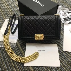Fake Boy Embossed Calfskin Flap Bag A67086 Black Replica