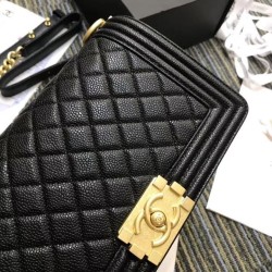 Fake Boy Embossed Calfskin Flap Bag A67086 Black Replica Fake Boy Embossed Calfskin Flap Bag A67086 Black Replica