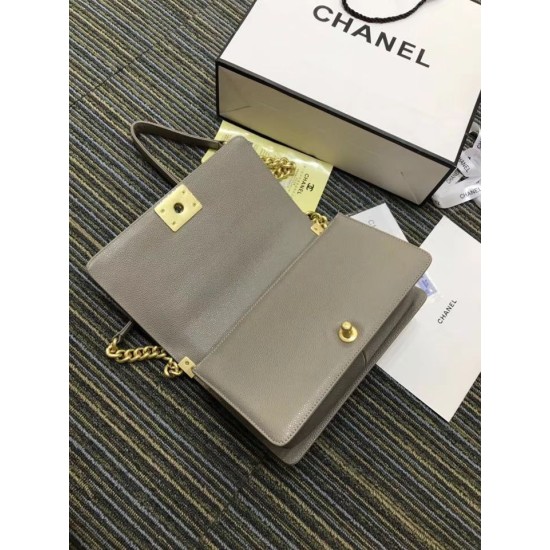 Replica Boy Classic Chevron Flap Bag A67086 Apricot