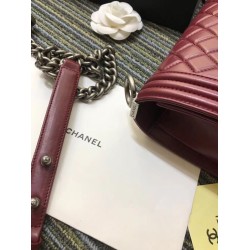 Fake Boy Classic Chevron Flap Bag A67086 Black Steel Hardware Replica