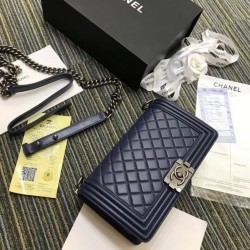 Replica Boy Classic Flap Bag A67086 Royal Blue Bronze Hardware Replica Boy Classic Flap Bag A67086 Royal Blue Bronze Hardware
