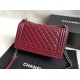 Replica Boy Classic Flap Bag A67086 Burgundy Lambskin Leather