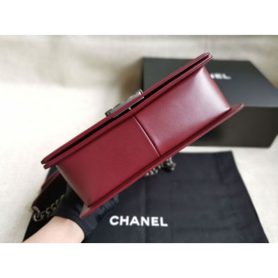 Replica Boy Classic Flap Bag A67086 Burgundy Lambskin Leather
