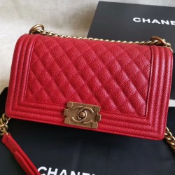 Replica Boy Classic Chevron Flap Bag A67086 Red