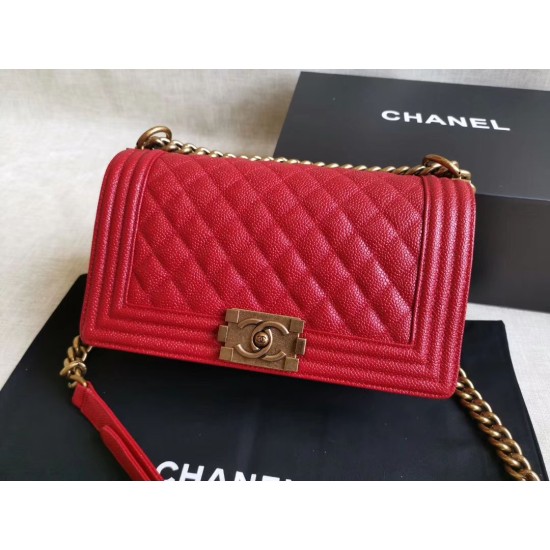 Replica Boy Classic Chevron Flap Bag A67086 Red