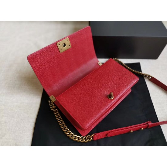 Replica Boy Classic Chevron Flap Bag A67086 Red
