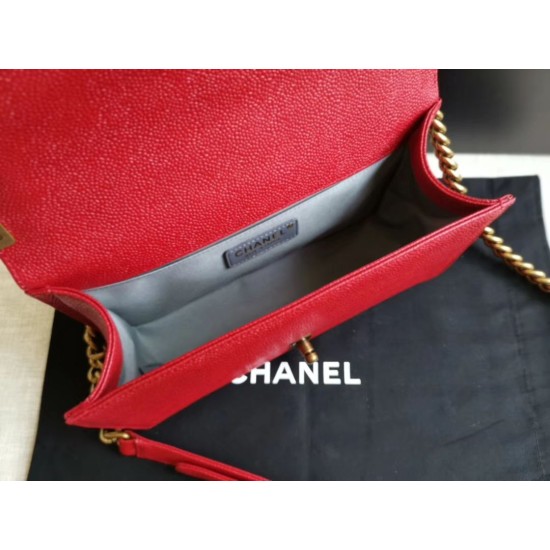 Replica Boy Classic Chevron Flap Bag A67086 Red