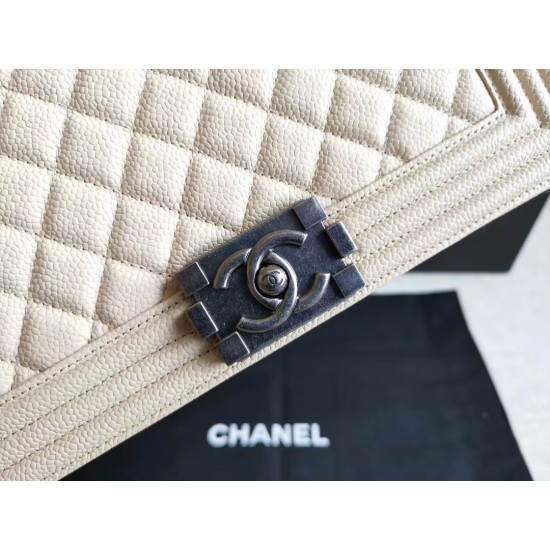 Fake Boy Classic Chevron Flap Bag A67086 Beige Replica