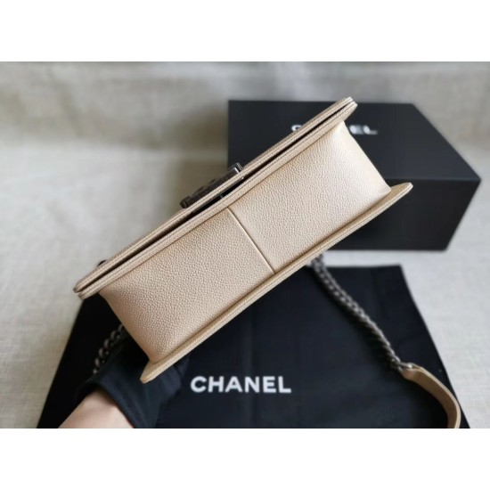 Fake Boy Classic Chevron Flap Bag A67086 Beige Replica