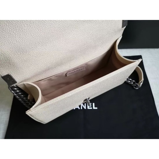 Fake Boy Classic Chevron Flap Bag A67086 Beige Replica
